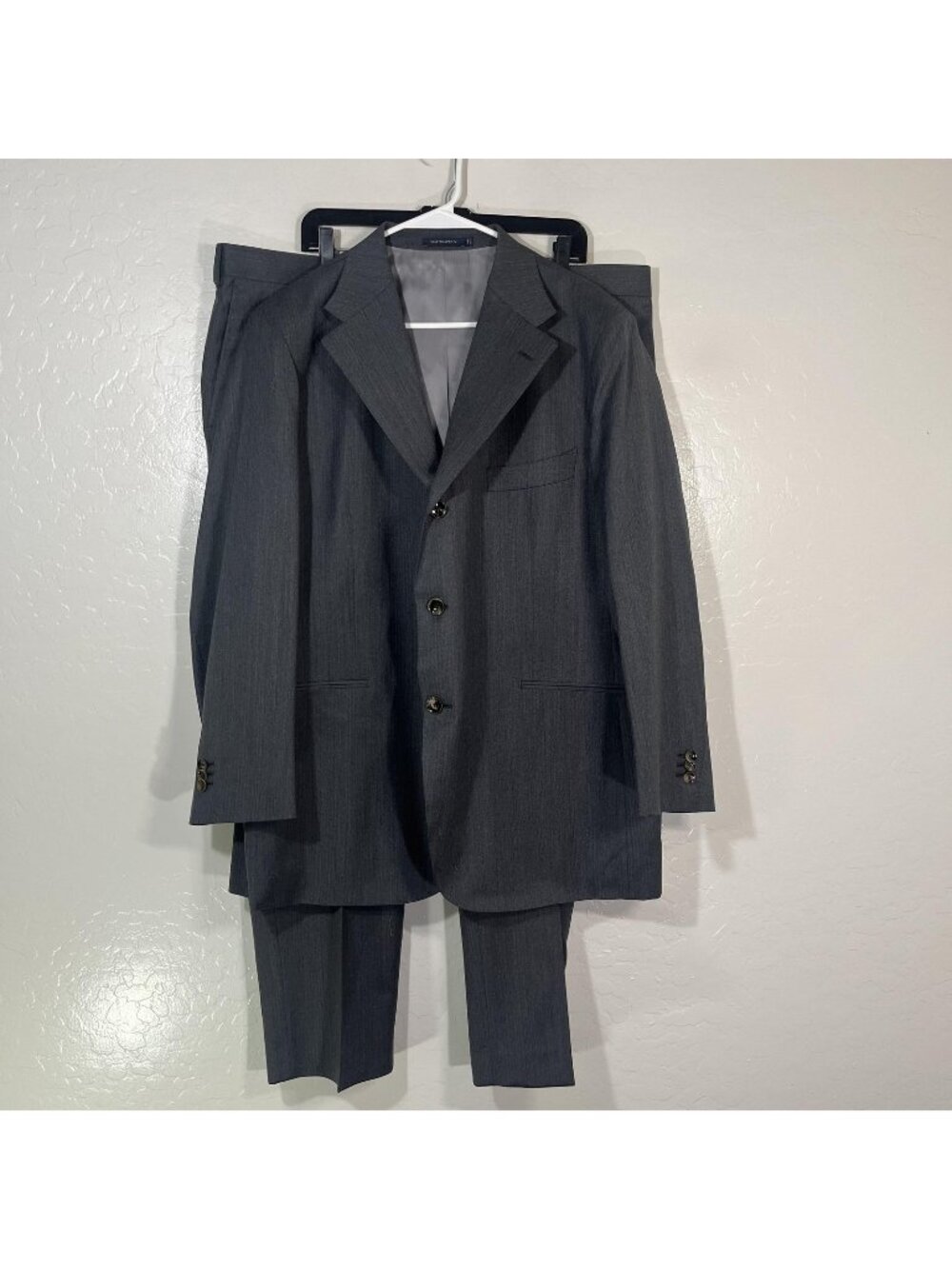 Suitsupply Suit Mens 52 Gray Herringbone Wool 2 Piece 31x30 Slim Fit VBC Tweed